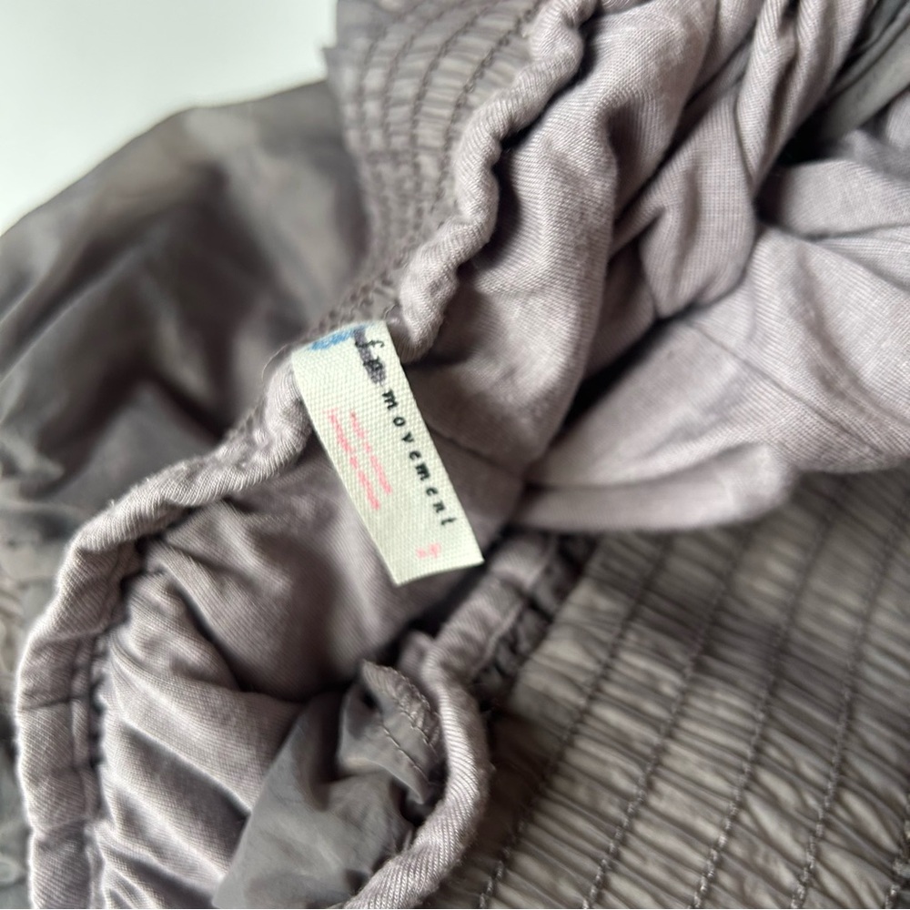 Free People FP Movement Nylon Parachute Pants Gray Size Small - Picture 3 of 9